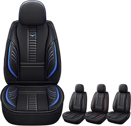 Vista 20 de Fundas de asiento delantero para Jeep Grand Cherokee 2000-2025, protección de banco frontal dividido 3D compatible con bolsa de aire lateral, línea