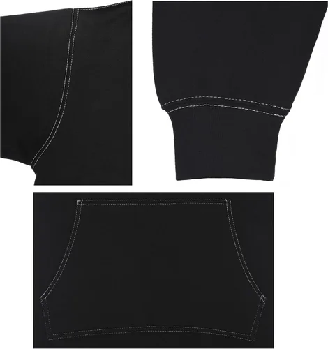Vista 4 de JH DESIGN GROUP Sudadera con capucha para hombre Chevy Corvette C7 con forro de capucha rojo o gris