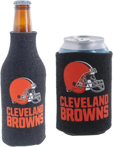Vista 54 de Soporte aislante para latas y botellas de fútbol americano enfriador de bebidas Huggie (Nueva Orleans (Saints) - Negro) Nueva Orleans (Santos)