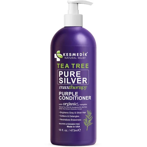 Vista 9 de Acondicionador de árbol de té morado para cabello decolorado, plateado