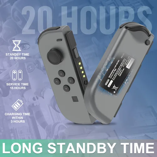 Vista 2 de AUGEX Switch Controllers, Upgraded Switch Controller for Nintendo Switch Controller, LR Wireless Joypads Controller Compatible with Switch, JoyPad