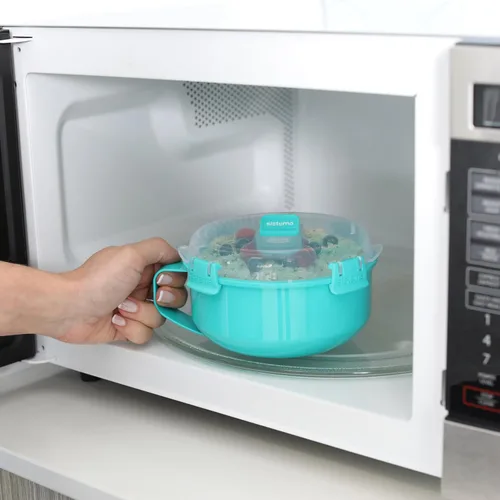 Vista 3 de Sistema Tazón de desayuno para microondas, 850 ml, los colores pueden variar