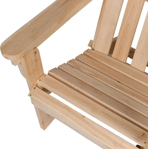 Vista 9 de Shine Company 4658N Marina II Adirondack - Silla plegable de madera para exteriores, para jardín, patio trasero, hoguera y cubierta, natural