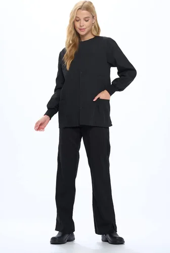 Vista 6 de Natural Uniforms Warm Up Scrub Jacket