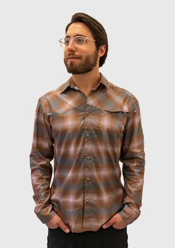 Vista 2 de Club Ride Apparel Go Long - Camisa de franela de manga larga para hombre
