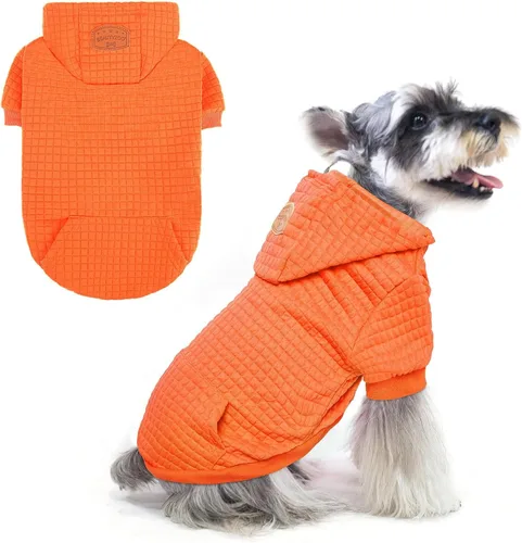 Vista 67 de BEAUTYZOO - Sudadera con capucha para perros con agujero para correa y bolsillo, suéteres para perros pequeños, medianos y grandes, niños y niñas