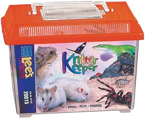 Vista 6 de Lee's Kritter Keeper, rectángulo con tapa, pequeño, varios