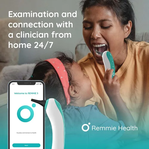Vista 6 de Cámara inalámbrica con otoscopio para oído - Remmie 3 Otoscopio inteligente registrado por la FDA de próxima generación con cámara de luz