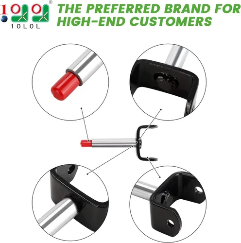 Vista 2 de 10L0L Kit de reparación de pasadores delanteros para carrito de golf para Club Car DS 1981-Up, OEM # 1016386 1010150 1016389 8067 7048 (paquete de 2)