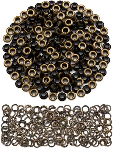 Vista 36 de SEMINI 800 Sets 4 Colors 6mm Grommet Eyelet Kit with Install Tool Kit