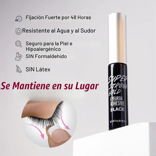 Vista 2 de KISS i Envy KPEG05 - Adhesivo negro de sujeción extrema para pestañas