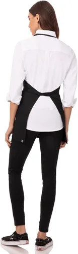 Vista 2 de Chef Works - Delantal unisex de tres bolsillos