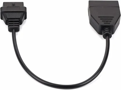 Vista 8 de Adaptador OBD1 a OBD2 GM, OBD2 a OBD1 GM, OBD1 12 pines a OBD2 16 Pines, OBD 1 escáner lector de código de cable herramienta de diagnóstico