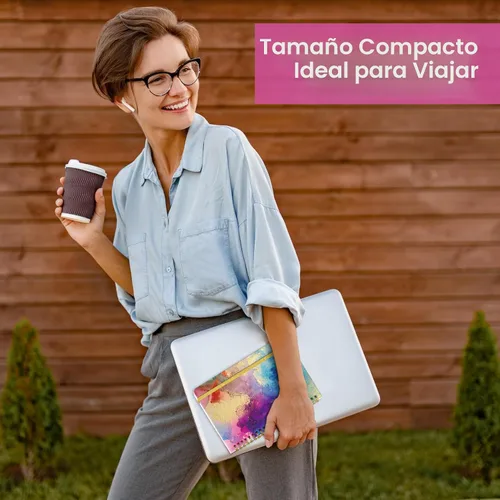Vista 6 de Taja Cuaderno de Diario en Espiral con Líneas para Mujeres, A5 Lindo Cuaderno de Tapa Dura con Rayas Universitarias para Trabajo y Toma de Notas