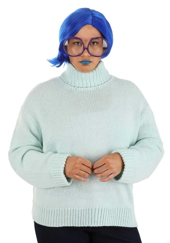 Vista 9 de Disfraz de Talla Grande de Tristeza de Disney y Pixar para Mujer Multicolor