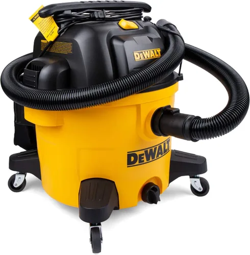 Vista 3 de DEWALT Aspiradora para Seco y Húmedo de 9 Galones, Aspiradora de Taller de Alta Capacidad con Accesorios, 5 HP Máximo, con Función de Soplador