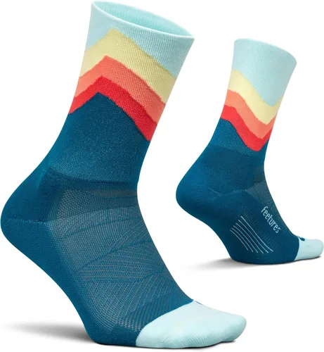 Vista 40 de Feetures Elite Light Cushion Mini Crew Sock - Calcetines deportivos con compresión dirigida