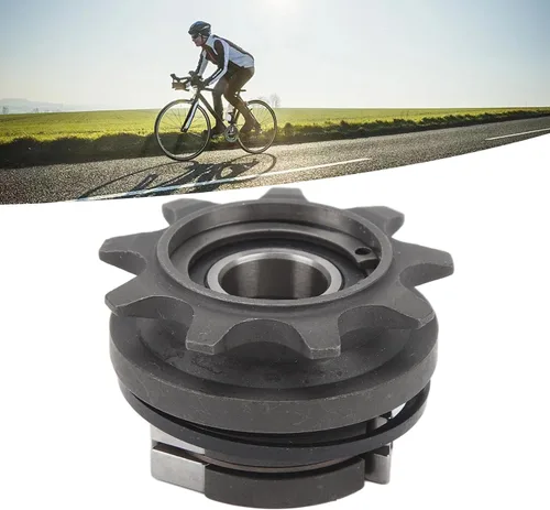 Vista 3 de Alomejor Rueda libre de una sola velocidad, Piñón de bicicleta plegable ligero 9T para ciclistas de carretera de montaña, viajeros y jinetes urbanos