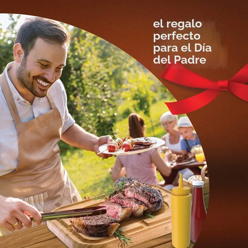Vista 7 de Tabla de cortar carne – Tabla de tallar de bambú extragrande, bloque de carnicero de 18 x 13 pulgadas de grosor con ranura profunda para jugo