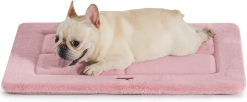 Vista 24 de Made4Pets Cojín Cama para Jaula de Perros Medianos y Grandes, Lavable y Reversible, Tapete Antideslizante para Perrera para un Sueño Acogedor, Cama