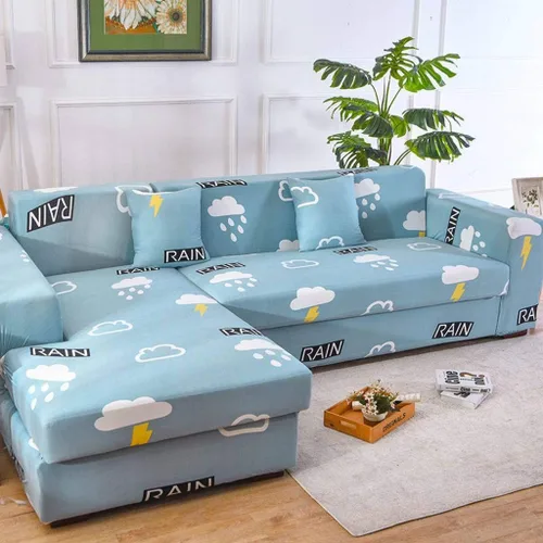 Vista 39 de IMYOGI Fundas de sofá de alta elasticidad, funda de sofá elástica con patrón de elastano, fundas de sofá de dos plazas, 1 pieza, protector de perro