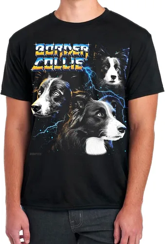 Vista 2 de Camiseta de metal pesado para amantes de los perros, dueños de perros, divertidas camisetas gráficas para perros y madres para hombres y mujeres