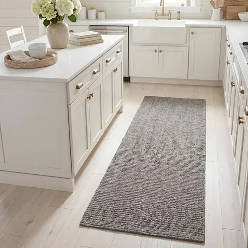 Vista 11 de SAFAVIEH Alfombra 2x3 - Colección de fibra natural - Marrón, yute hecho a mano, estilo granja, textura gruesa de pelo grueso (NF447D)