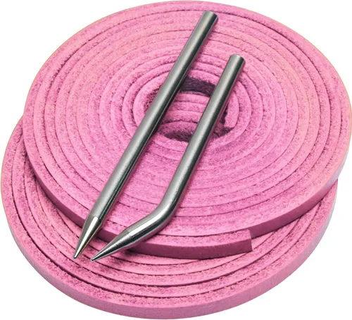 Vista 11 de Softball Baseball Glove Lace, Mitt Lace Repair Kit Includes 2 Leather Laces and Lacing Needle for Catcher's Glove