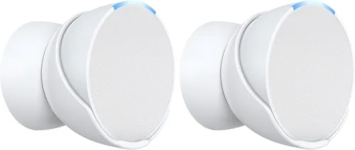 Vista 8 de Maxonar Soporte de pared Pop para altavoces inteligentes compatible con Echo Pop, accesorios para altavoces Google Nest, ahorra espacio, gestión