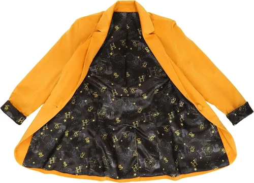 Vista 7 de Harry Potter Hufflepuff Blazer para mujer, Amarillo