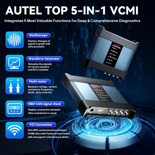 Vista 7 de Autel MaxiSys Ultra Full System Diagnostic OBD2 Scanner Tablet Autel Ultra Have 40+ Reset Services with 5in1 MaxiFlash VCMI Can ECU Programación