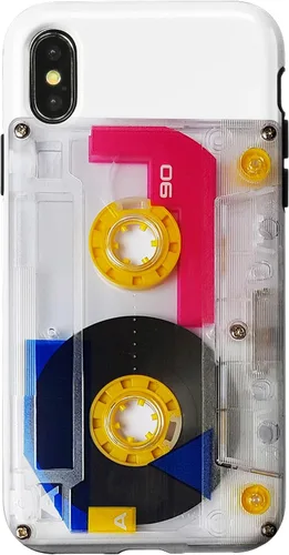 Vista 5 de iPhone 12/12 Pro Vintage Cassette Tape Retro 80s 90s Music Mixtape Case
