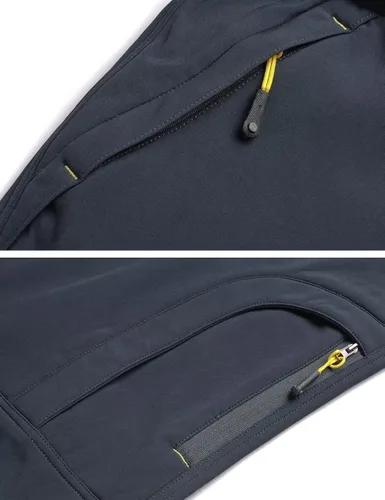 Vista 7 de MAGCOMSEN Men's Winter Pants 5 Zip Pockets Snow Ski Pants Fleece Lined Water Resistant Hiking Pants