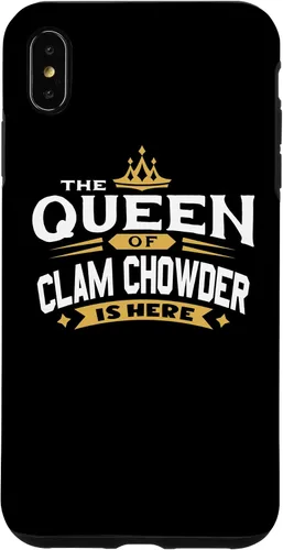 Vista 7 de iPhone 12 mini The Queen Of Clam Chowder Is Here Case