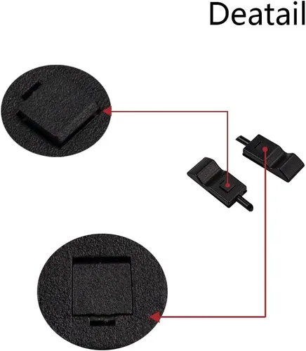 Vista 5 de RLB-HILON Perillas de bloqueo interior de puerta delantera o trasera, para conductor, pasajero, compatible con Chevrolet GMC GM Silverado Sierra