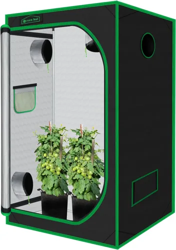 Vista 22 de Tienda de cultivo pequeña para plantas de interior de 18 x 30 x 36 pulgadas, tiendas de cultivo hidropónico Mylar para interiores, sala de cultivo
