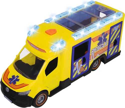 Vista 4 de Dickie Toys - Sprinter de ambulancia de bomberos y rescate