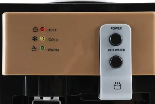 Vista 7 de Dispensador de agua de carga superior Dispensador de enfriador de agua para encimera, dispensador de agua caliente y fría, capacidad para botellas