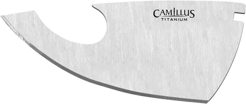 Vista 2 de Camillus TigerSharp - Cuchillas de repuesto de cuchillo de titanio unido, paquete de 4, lisas