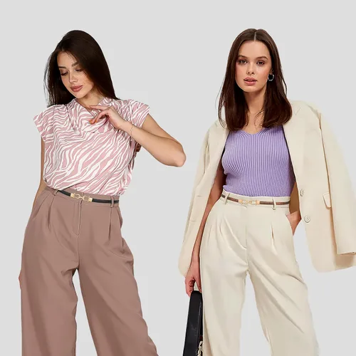 Vista 7 de JASGOOD Cinturón de cuero delgado para mujer, cinturones de cintura fina para vestidos de hasta 37 pulgadas con hebilla dorada, paquete de 2