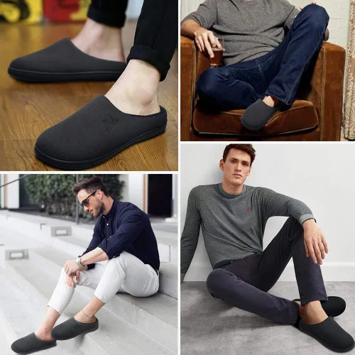Vista 2 de MAIITRIP Pantuflas de Casa de Espuma Viscoelástica Cómodas para Hombre Antideslizantes (Talla: 7-17)