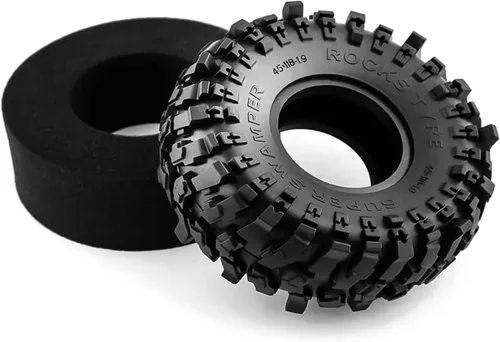 Vista 3 de Lifehead - Neumáticos de goma de 1.9 pulgadas para 1/10 RC Crawler Car TRAXXAS TRX4 TRX6 Axial SCX10 90046 90047 SCX10 III AXI03007 Tamiya CC01 D90