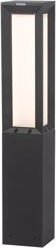 Vista 9 de Luz de camino del paisaje, aluminio 8W 800LM iluminación LED de lujo, 32 pulgadas moderna iluminación al aire libre bolardo para césped, patio