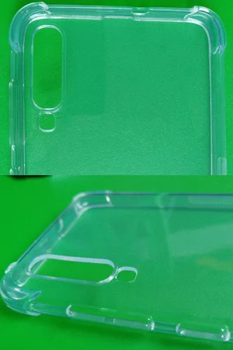 Vista 3 de TiYa USTIYA Funda para Samsung Galaxy A70 / A70s TPU transparente cuatro esquinas funda protectora transparente suave funda