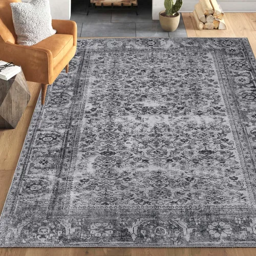 Vista 7 de Superior Alfombra de pasillo de interior para sala de estar, dormitorio, cocina/comedor, oficina, única, alfombras con respaldo de algodón
