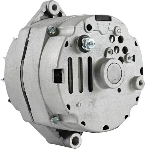Vista 5 de Generador de tractor de 63 amperajes alternador de 1 cable con polea de 1/2 pulgada compatible con/reemplazo para John Deere Case, 400-12455