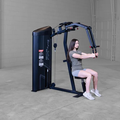 Vista 5 de Body-Solid Pro Clubline Series 2 PEC Fly for Home & Commercial Gym with Weight Stack, Exercise Equipment for Fitness, Workout & Strength Training