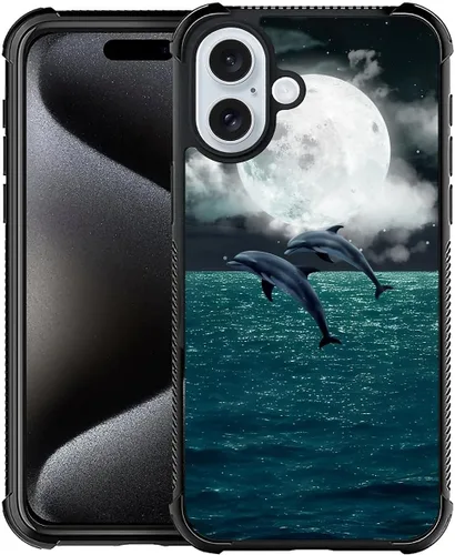 Vista 471 de Funda compatible con iPhone 15, diseño de elefantes africanos, diseño increíble a prueba de golpes, antiarañazos, carcasa trasera de policarbonato