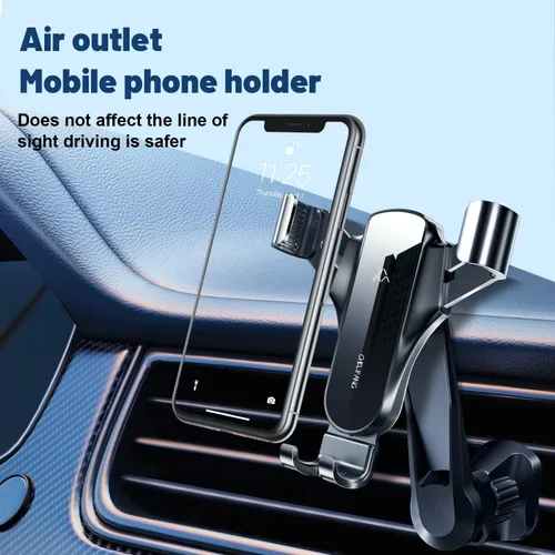 Vista 2 de Generic Soporte universal para teléfono de coche, manos libres para teléfonos de 4 a 6 pulgadas, color negro
