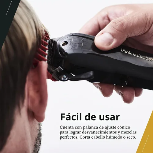 Vista 4 de Wahl Professional Clipper de diseño inalámbrico #8591 - Tiempo de funcionamiento de 90 minutos - Accesorios incluidos